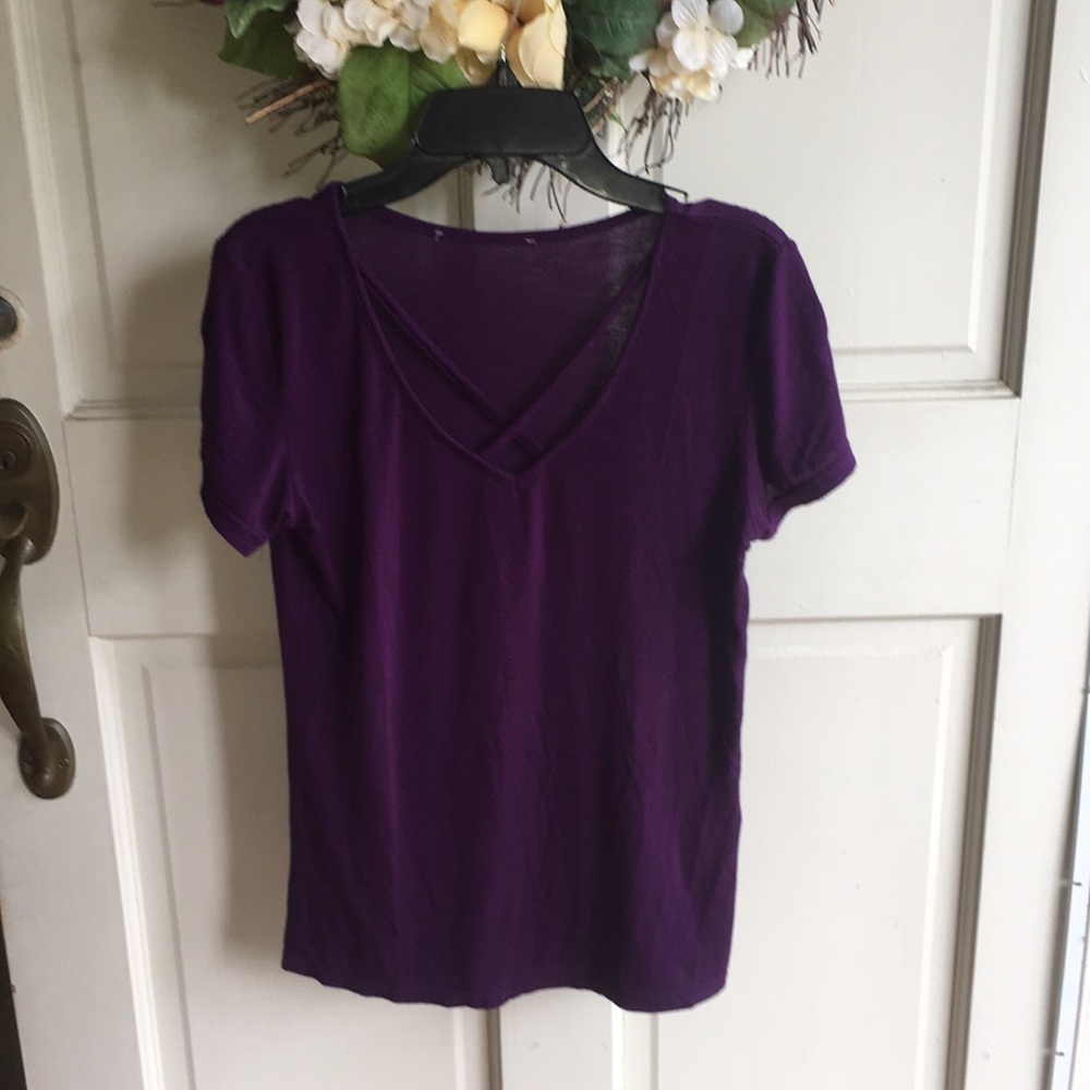 Cute purple shirt